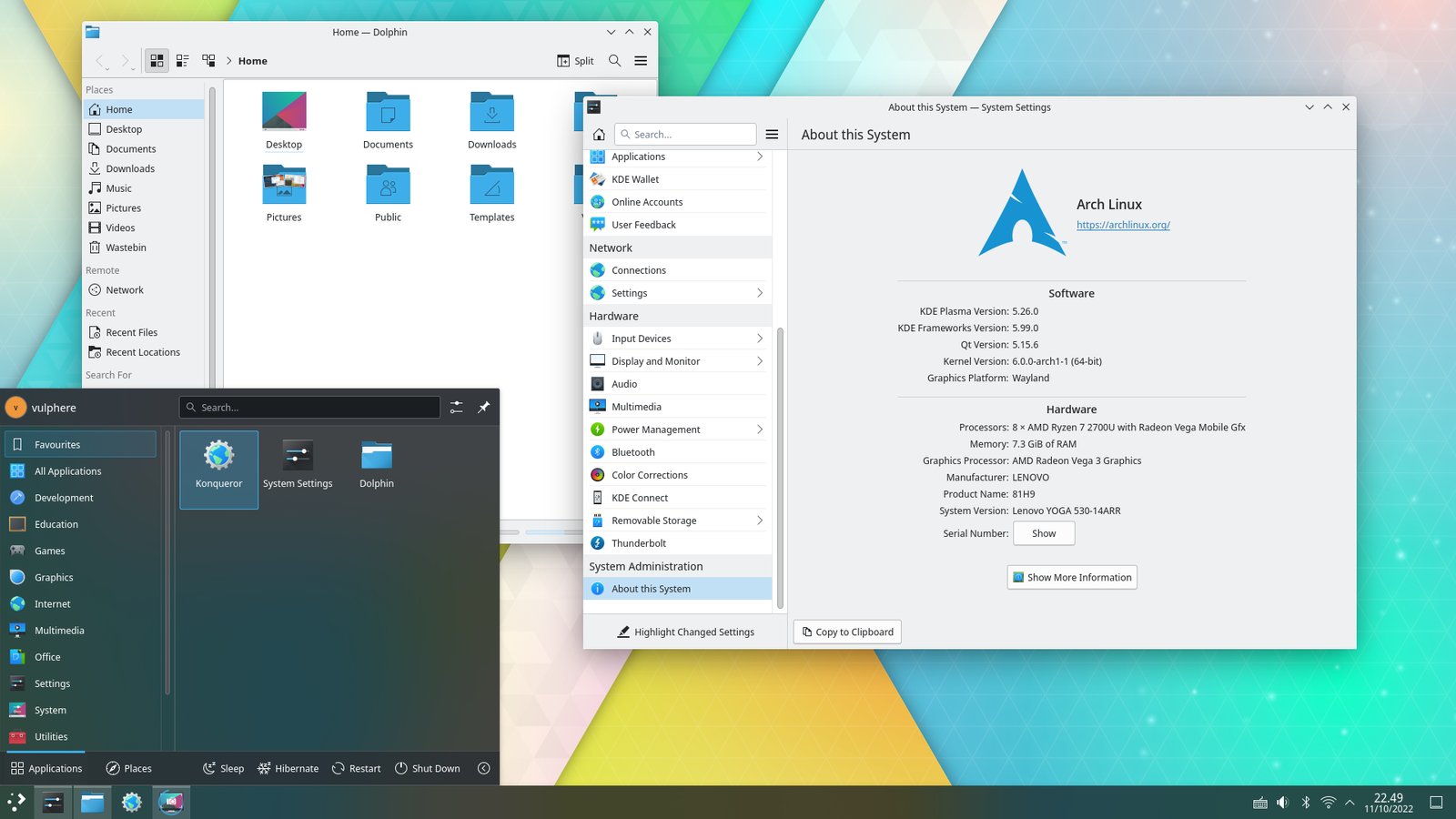 KDE Plasma Desktop Environment